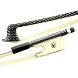 Mejor Fibra de Carbono 4/4 Arco de Violonchelo Ébano Fleur-de-lys Frog-D Z Strad #701