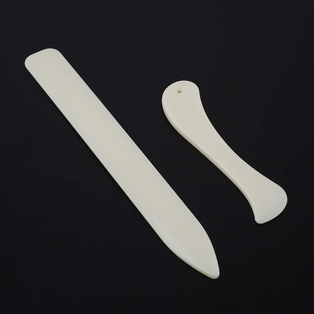 2PCS / Set Strumento per piegare la carta Set per piegare la carta Strumento per piegare la creazione di punti per lavori di carta, rilegatura, fabbricazione di carte e forniture per ufficio