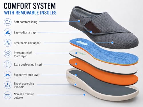 Zapatos femeninos para diabéticos con soporte de arco miniatura 6