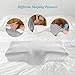 MARNUR Cervical Pillow Contour Memory Foam Orthopedic Pillow for Neck Pain Sleeping for Side Sleeper Back Sleeper Stomach Sleeper+White Pillowcase(1 PCS)