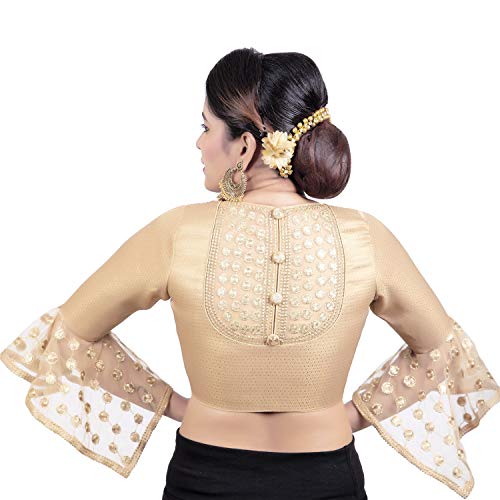 Image of Biyu Being With You Women's Art Silk Saree Blouse