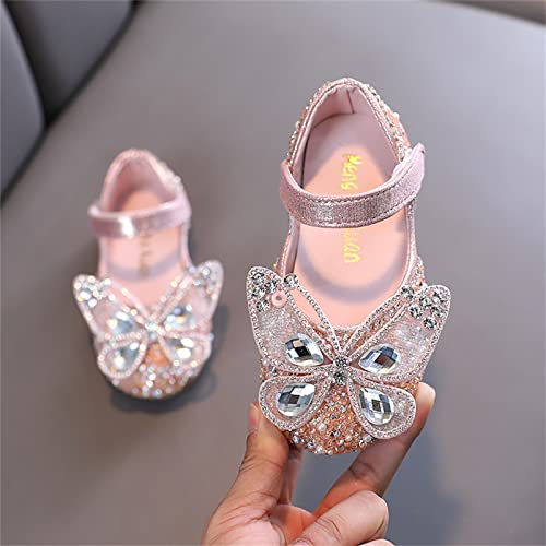 Children's Shoes Children's Dance Shoes Girls Dress Performance Princess Shoes Rhinestone Suede Boots3