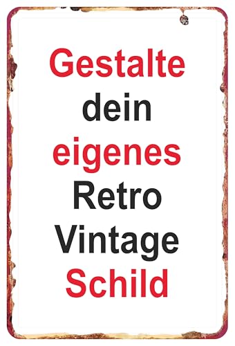 SCHILDER HIMMEL NEU - Vintage Retro Blech Schild personalisieren – Deko Schild mit eigenem Foto und Text. Für Küche, Flur, Wohnzimmer usw. Hochwertiges Metallschild in Emaille-Optik SCHILDER HIMMEL NEU - Vintage Retro Blech Schild personalisieren – Deko Schild mit eigenem Foto und Text. Für Küche, Flur, Wohnzimmer usw. Hochwertiges Metallschild in Emaille-Optik