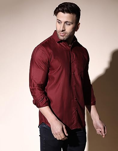 Image of GRECIILOOKS Shirt for Men | Mens Casual Shirt | Men Stylish Shirt | Men Printed Shirt | Men's Regular Fit | Men Formal Shirt | Full Sleeve Shirt for Men