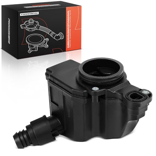 Frankberg Crankcase Breather Vent Hose Valve Intercooler Turbo Hose with Gasket Engine Side Compatible with Golf IV 1J1 Golf III 1H1 B.o.r.a 1J2 Polo 6N1 6N2 Arosa 6H1 Ibiza II 6K1 Replace# 38773