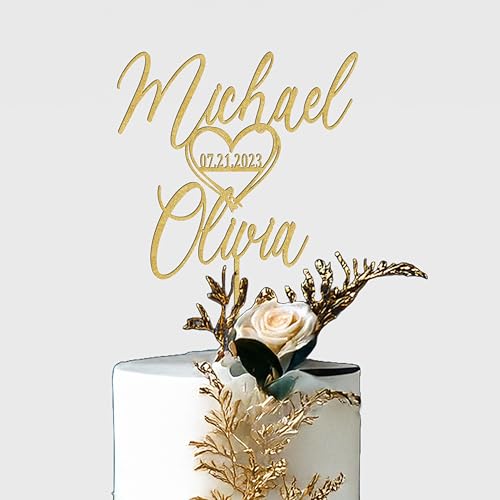 Custom Cake topper for Wedding, Personalized cake topper, Rustic wedding cake topper, Custom Mr Mrs cake topper, Anniversary Cake toppers