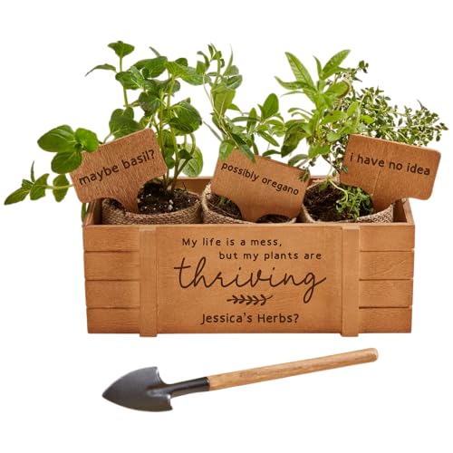 Personalization Universe Fun Plant Quotes Personalized Herb Garden