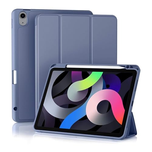 Funda de silicona y cuero con ranura para lapiz compatible con iPad Pro 12.9 pulgadas 2020-2022
