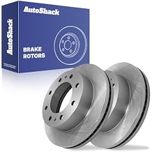 AutoShack Front Brake Rotors for Chevrolet & GMC, Silverado 2500 HD 2001-2010 Express 3500 2003-2025 Sierra 2500 HD 2001-2010, RWD 4WD L4 2.8L V6 4.3L V8 4.8L 6.0L 6.6L 8.1L - 12.8" 325 mm, 8-Lug
