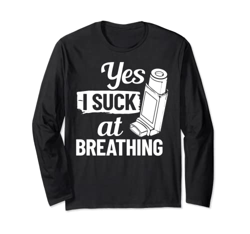 Asthma Inhalator Pumpe Medizin Behandlung Asthma Langarmshirt