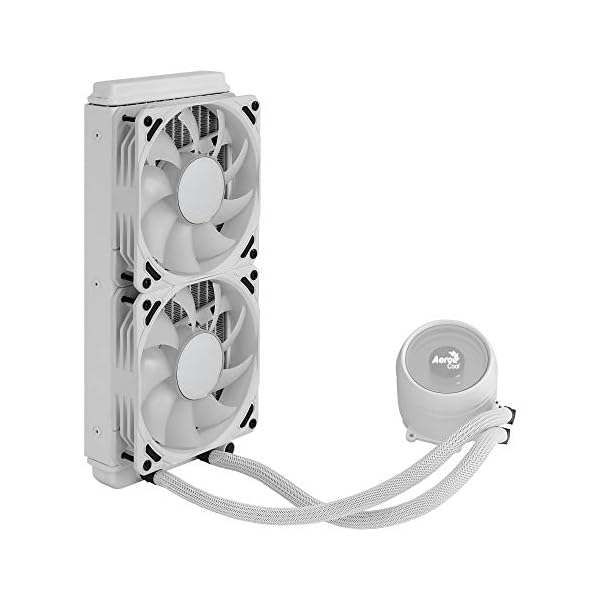 Aerocool MIRAGEL240W, Refrigeración Líquida CPU, 2xVentilador 12cm ARGB, TDP 400W,Blanco - Image 5