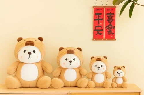 Image of Storescent Hooded Capybara 30cm Plush Soft Toy | Adorable Animal Stuffed Toy for Kids | Home Decor for Boys & Girls | Soft & Huggable Plush Toy