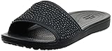 Material: Croslite Crocs Sloane Embellished Slide W, Zapatos de Playa y Piscina para Mujer, Negro (Black/Black 060b), 34 EU