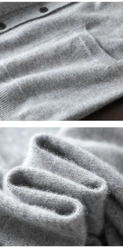 Men's V-Neck Vest Solid Color Knitted Cardigan Casual Cardigan Sleeveless Loose Sweaters3