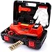 STANDTALL Electric Car Jack Quick Lifting Safe and Portable with Tire Inflator and LED Light Complete Set of Accessories 12V Hydraulic Floor Jack