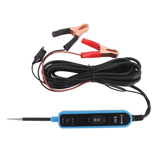 Testeur de circuit d'alimentation de voiture DC6-24V bleu pour diagnostic de court-circuit