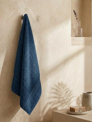 Image of Monte Carlo Essential 100% Cotton Bath Towel | 400 GSM Lightweight & Quick Dry | Soft Absorbent Large Towel 75x150 cm | Skin Friendly Daily Use Bathroom Towel for Men & Women (Jasper) | Real Teal