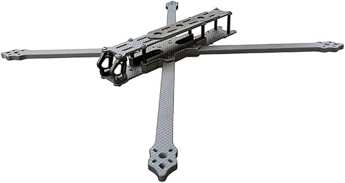 Miniatura 1 de QWinOut XL10 V6 16.535 in distancia entre ejes Kit de marco RC Rack 10 pulgadas para DIY Racer Drone (sin impresión 3D)