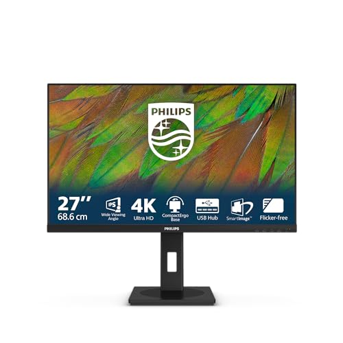 Image of Philips 7B1N3800 /00 Led Display 68.6 Cm (27 inch) 3840 X 2160 Pixels, W129021882 (Cm (27) 3840 X 2160 Pixels 4K Ultra Hd LCD Black)