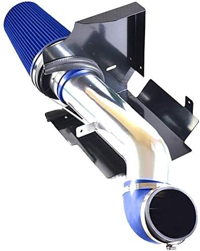 4" Cold Air Intake System Kit + Filter Replacement for Avalanche/Suburban/Silverado 1500 2500 3500 HD Escalade Sierra/Yukon 1999-2006 V8 4.8L/5.3L/6.0L(Blue)
