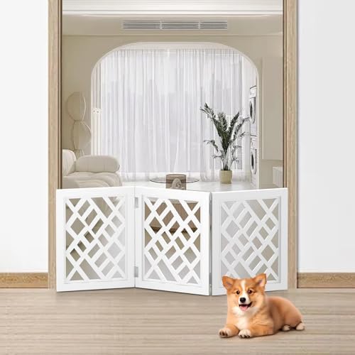 Cut-Out Design 16" Short Dog Gate for Small Dogs, — alternate color or size variant on Amazon