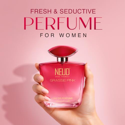 Image of NEUD 100ml Pink Luxury Perfume Gift Set for Women, Long Lasting EDP, Birthday Gift Perfume for Friend, Premium Luxury Fragrance Scent, Gift for Girlfriend or Sister, Everyday Work Wear