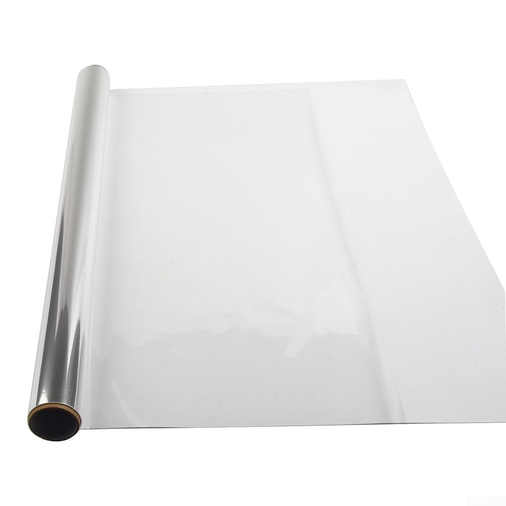 Film de protection mural transparent pour surfaces lisses gris et carrelage 60 cm x 2 m