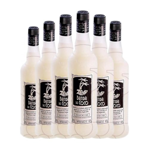Licores Antonio Nadal Tunel Batida Coco Botella Misil 1 L (Caja de 6 Botella Misil de 1 L)