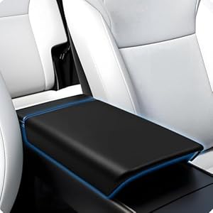 Funda para reposabrazos de consola central para Tesla Model Y Juniper (2025-2026) y Model 3 Highland (2024-26), suave al tacto, antideslizante, resistente a los arañazos, fácil de limpiar
