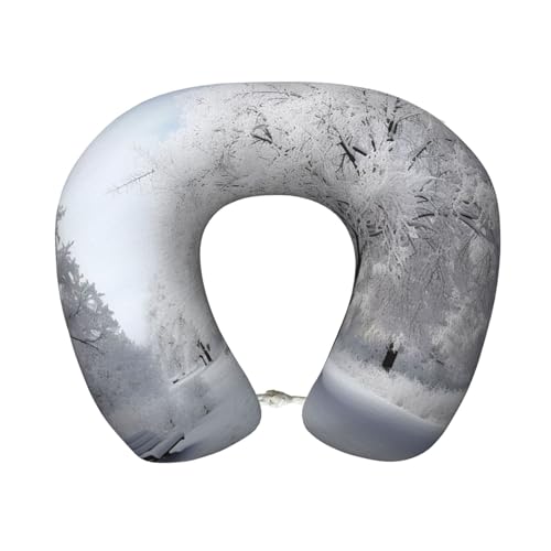 Almohada de memoria ergonómica para cuello negra miniatura 1