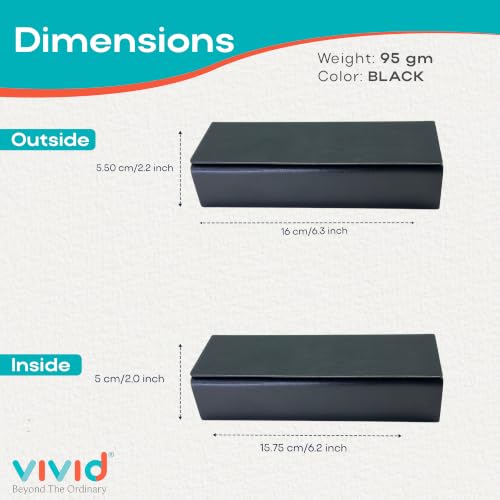 Image of VIVID Unisex Specs Magnetic Eyewear Dabbi Faux Leather Hard Case Cover