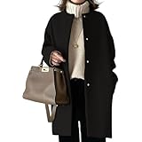 [ドアーズ] 5色展開 ノーカラー ミドル丈 コート レディース アウター 厚手 カジュアル ロングコート 大きい サイズ 大きめ 大きいサイズ 長袖 フォーマル 黒色 かわいい 暖かい 可愛い 無地 あつで むじ ムジ ビッグサイズ 防寒 きれいめ 秋冬 ロング丈 おおきいサイズ ゆったり おおきい ファッション おしゃれ かっこいい ブラック 3A-D07-BKXL