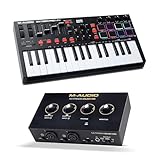 Portable Pro Recording and MIDI - Oxygen Pro Mini and M-Track Duo HD interface for versatile creation Compact MIDI Controller - Create music and control your DAW with intelligent features High-Res Audio Interface - Record pristine 24-bit-192kHz audio...