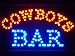 Produktbild ADVPRO led041-r Cowboys Bar LED Neon Light Sign Whiteboard Barlicht Neonlicht Lichtwerbung
