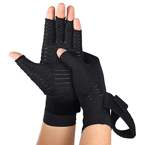 health best copper infused compression arthritis gloves