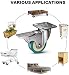 GBL - 4 Ruedas para Muebles + Tornillos 200KG | 50mm Ruedas...