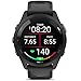 Garmin 010-02810-00 Forerunner 265 GPS Smartwatch Black/Powder Gray Bundle with Deco Essentials Exclusive CPS 26 Month Protection Pack