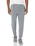 Amazon Essentials Men's Fleece Jogger Pant, Light Grey Heather, Medium