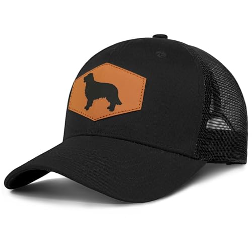 Golden Retriever Baseball Cap for Dog Lovers,Adjustable Baseball Hats for Men Women Black
