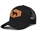 Golden Retriever Baseball Cap for Dog Lovers,Adjustable Baseball Hats for Men Women Black