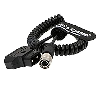 Cavo Alimentazione Hirose 4 Pin A D-Tap Regolabile – 50 Cm Per Registratori Zoom E Sound Devices