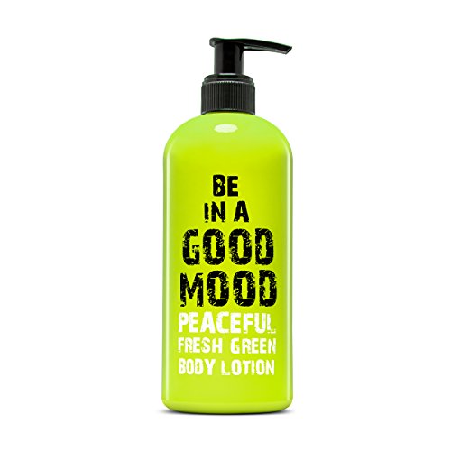 BE IN A GOOD MOOD Body Lotion 400-ml | For Home & Travel Use | Skin Care for Men & Women (PEACEFUL FRESH GREEN)