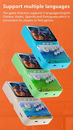 Consola-de-Videojuegos-portatil-Doble-Macaron-de-30-Pulgadas-CZT-500-Juegos-Retro-Consola-de-Juegos-para-ninos-Salida-de-TV-Sistema-de-Juego-multilingue-Regalo-para-ninos
