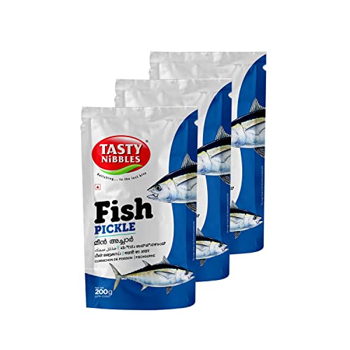 Image of Tasty Nibbles Fish Pickle 200gm Pouch [Pack of 3]