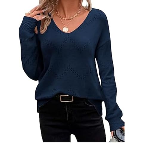 Pull en Crochet Femme Zeagoo Cover
