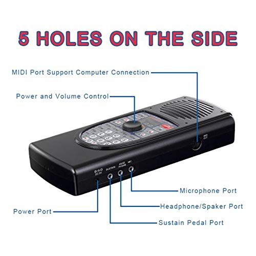 HMTOHL 88 Touches Roll Up Piano Rechargeable Électronique Silicone Flexible Clavier Orgue Haut-Parleur Intégré Support… - Les Beatles, Paul McCartney, John Lennon, RIngo Starr, George Harrison HMTOHL 88 Touches Roll Up Piano Rechargeable Électronique Silicone Flexible Clavier Orgue Haut-Parleur Intégré Support… – Image 4
