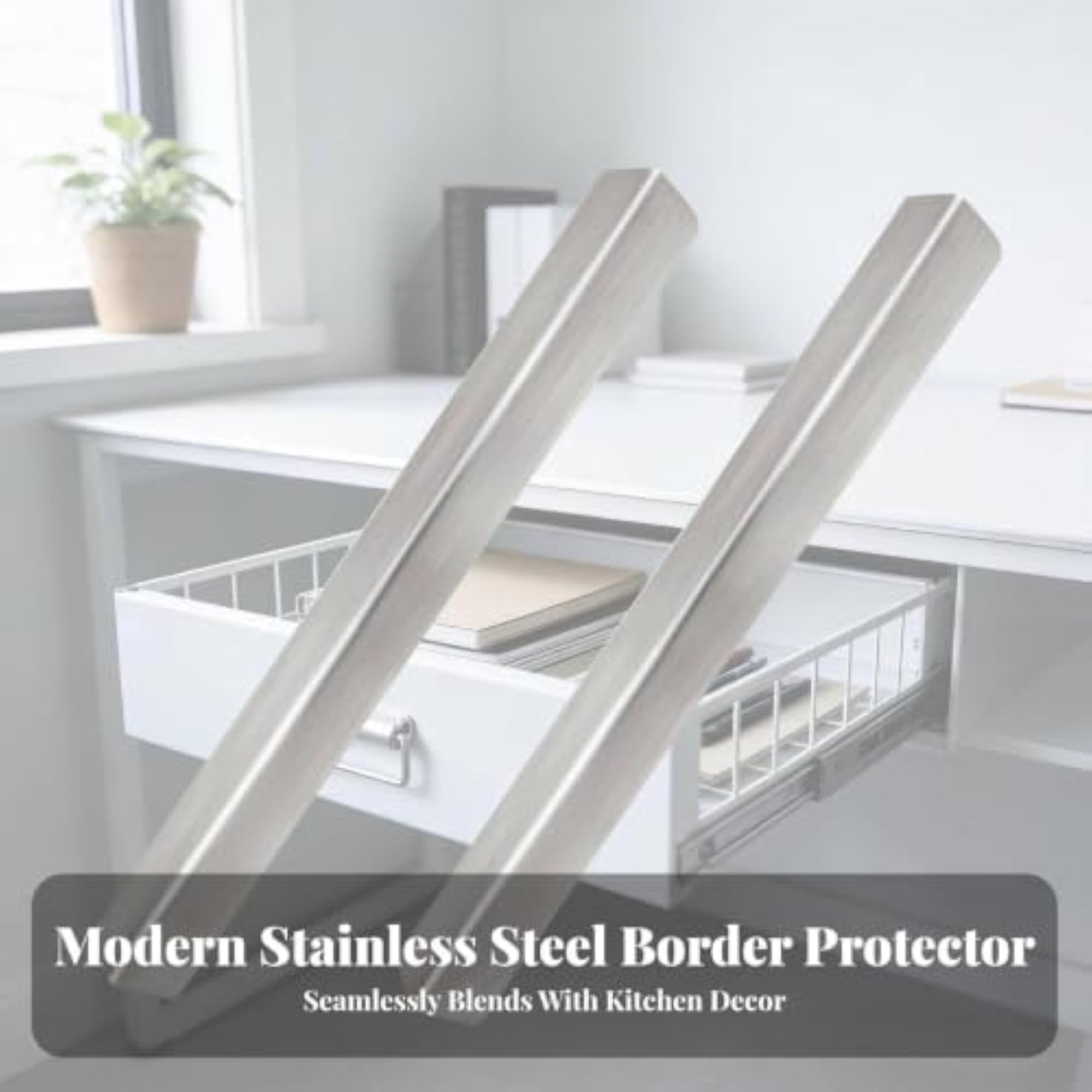 Stainless Steel Drawer Protector, 2 Pieces