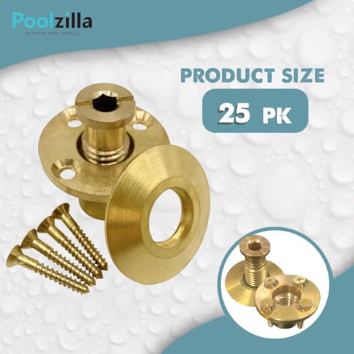 Bargain Brass WD25 Poolzilla Pool Safety Cover Brass Anchor thumb #1