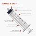 Easy Touch 60cc/ ML Luer-Lock Syringe Barrels Slip Tip, 40 pack