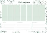 Schreibunterlage Design mit Wochenplan: Immerwährende...